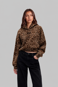 Leopard Print Hoodie Audrey Calvero