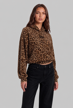 Leopard Print Hoodie Audrey Calvero