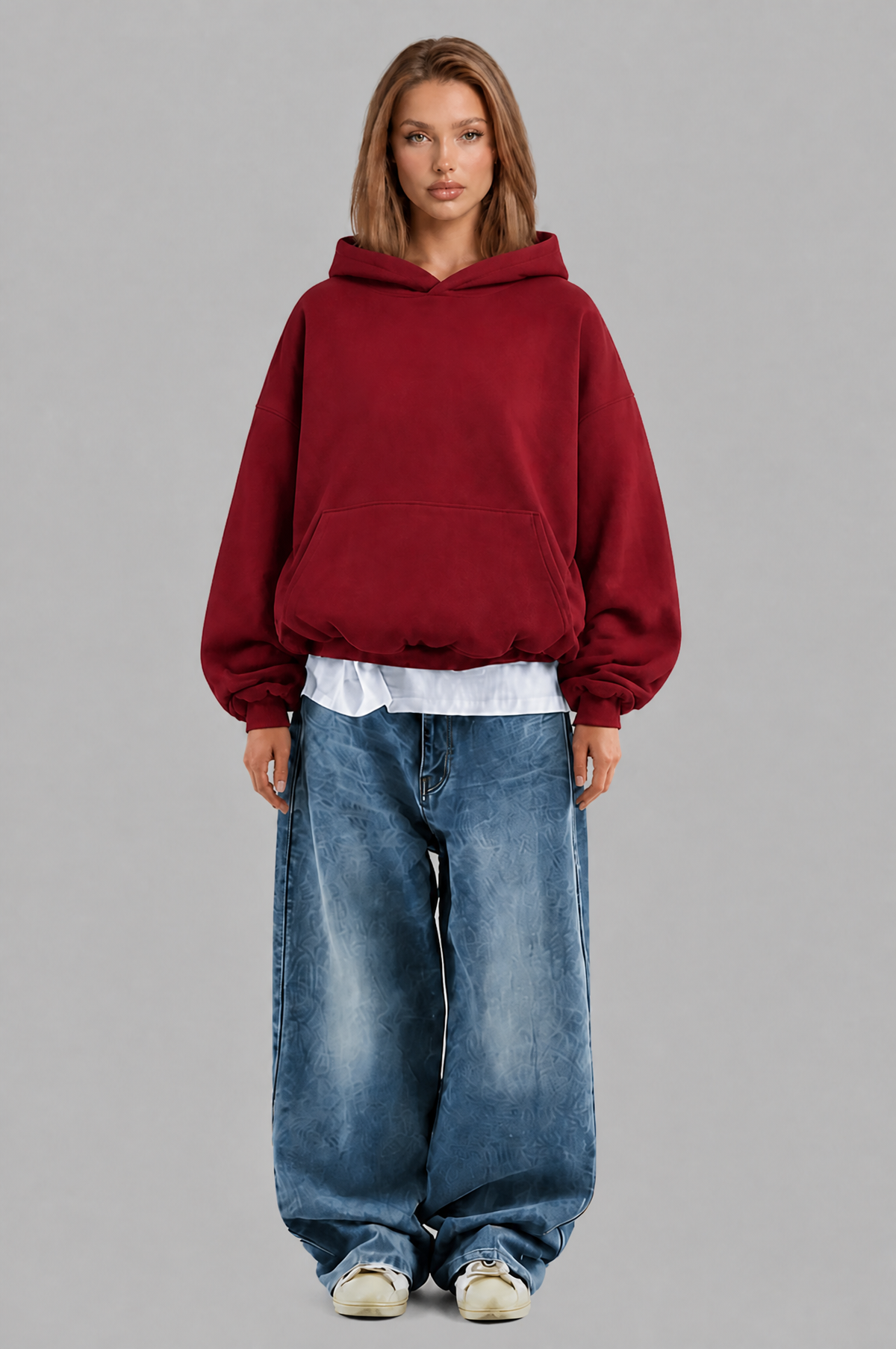 Oversized Pullover Hoodie Audrey Calvero
