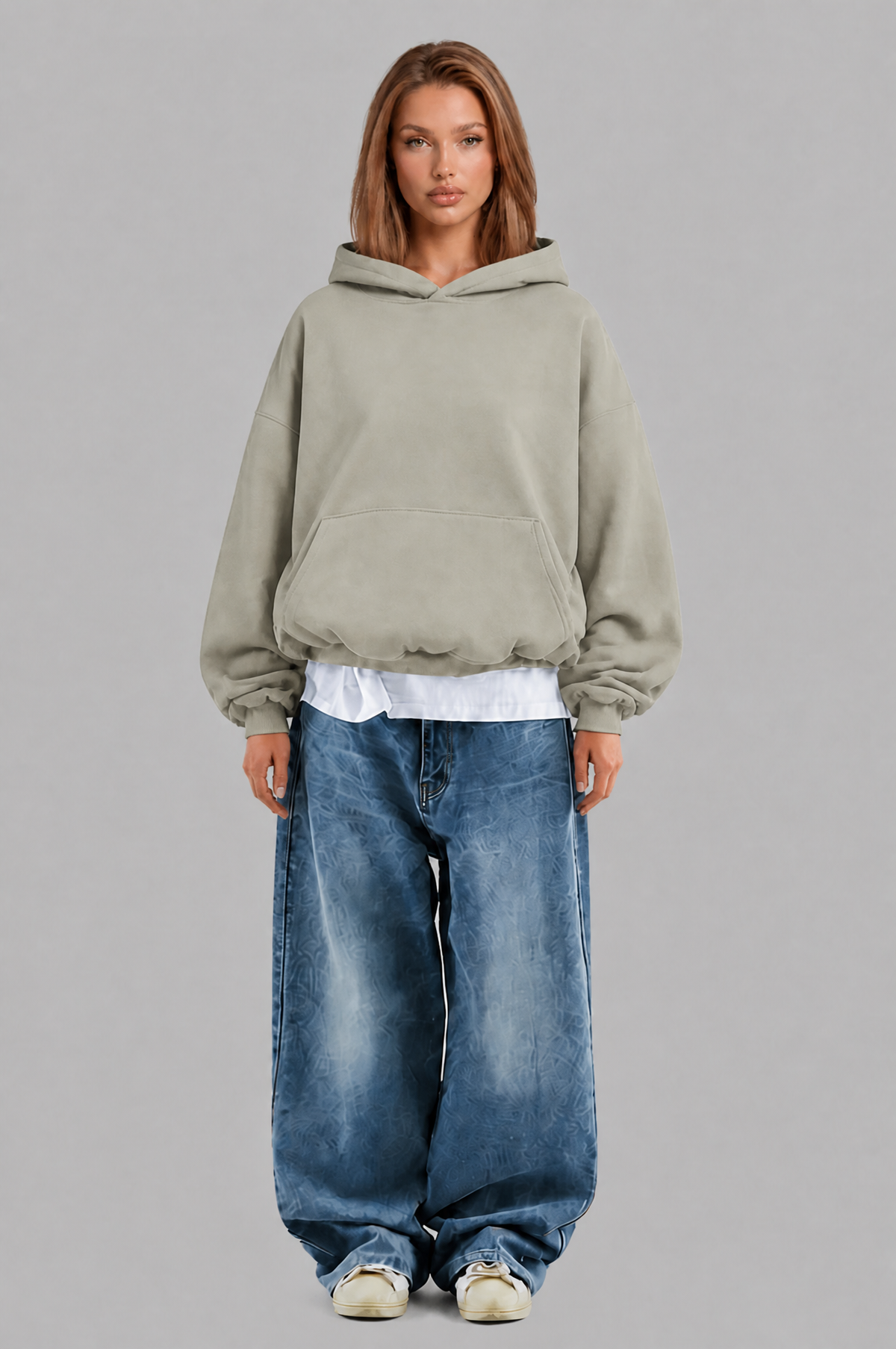 Oversized Pullover Hoodie Audrey Calvero