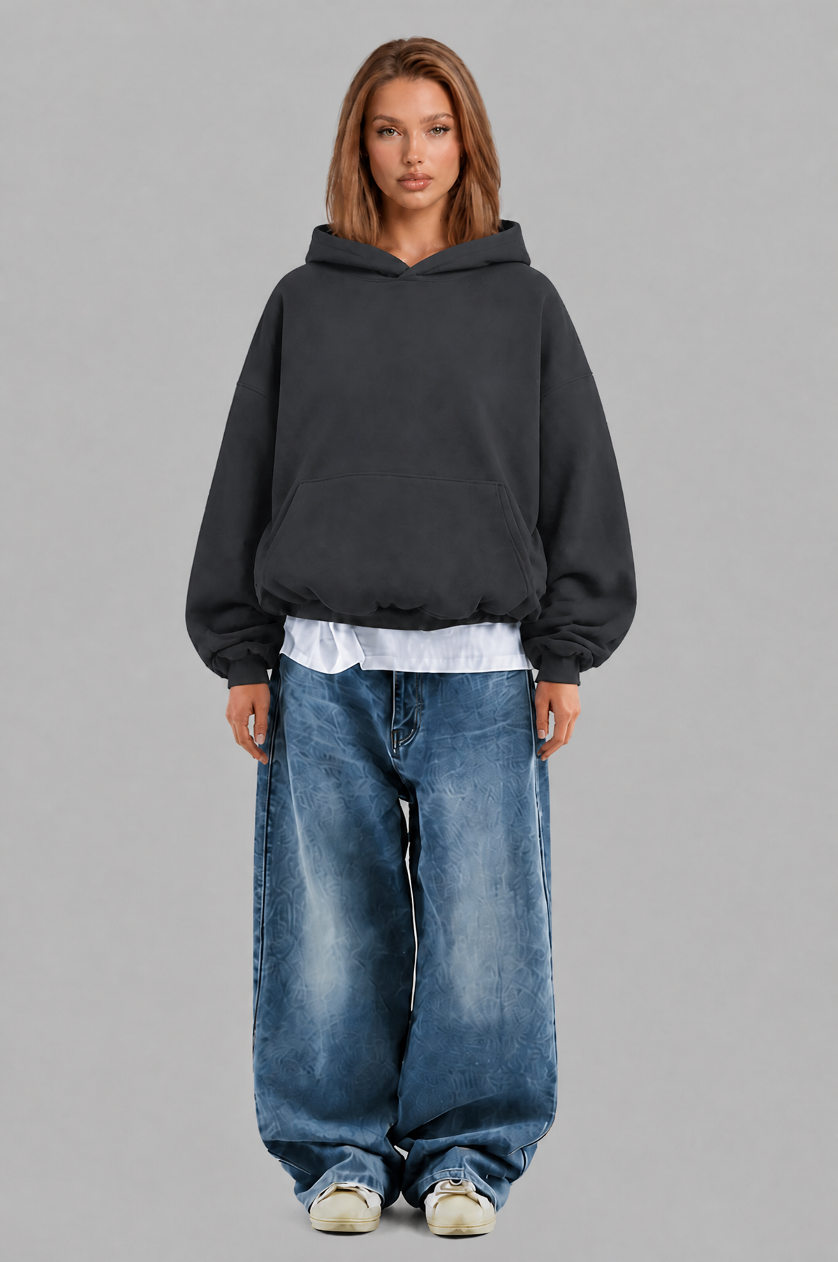 Oversized Pullover Hoodie Audrey Calvero