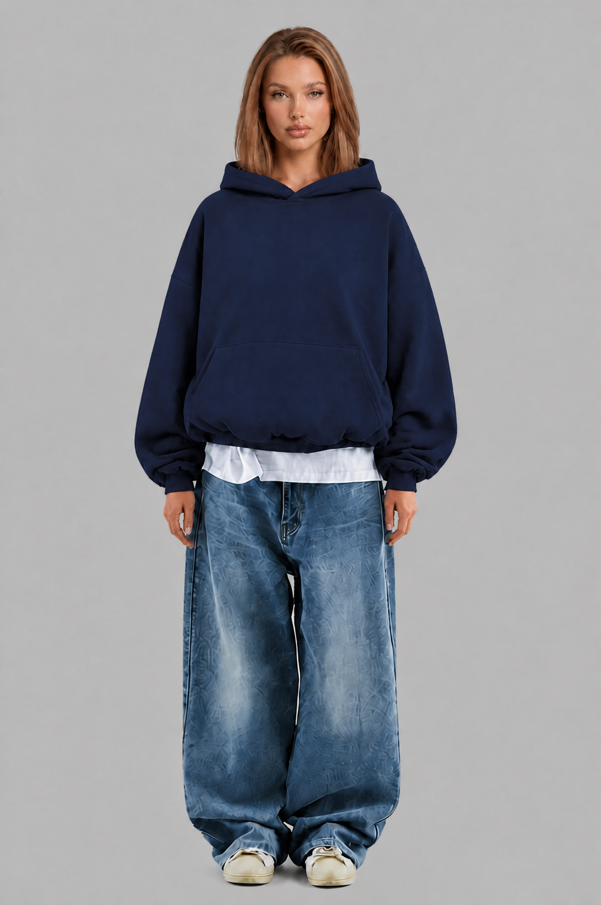 Oversized Pullover Hoodie Audrey Calvero