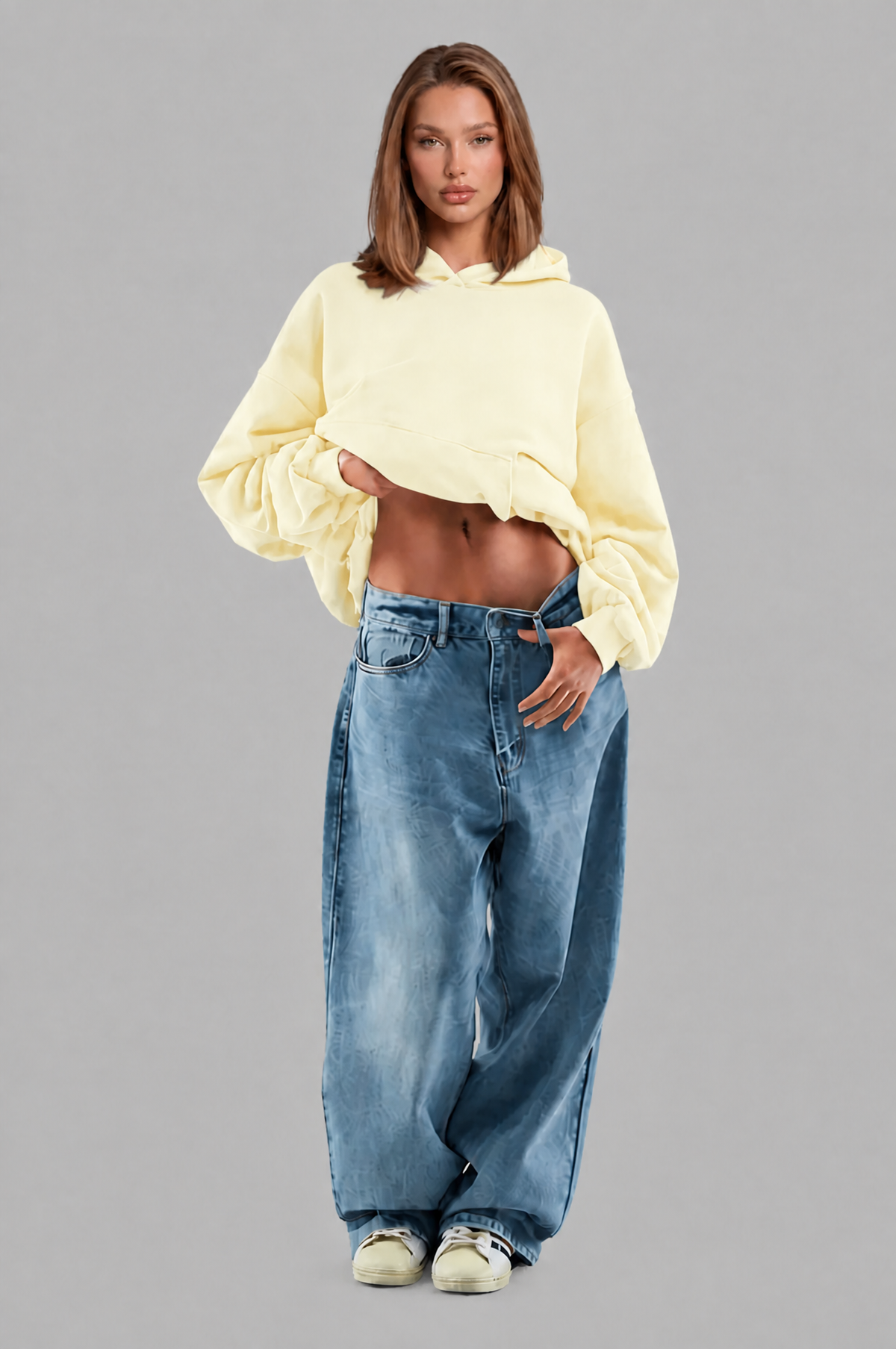 Oversized Pullover Hoodie Audrey Calvero