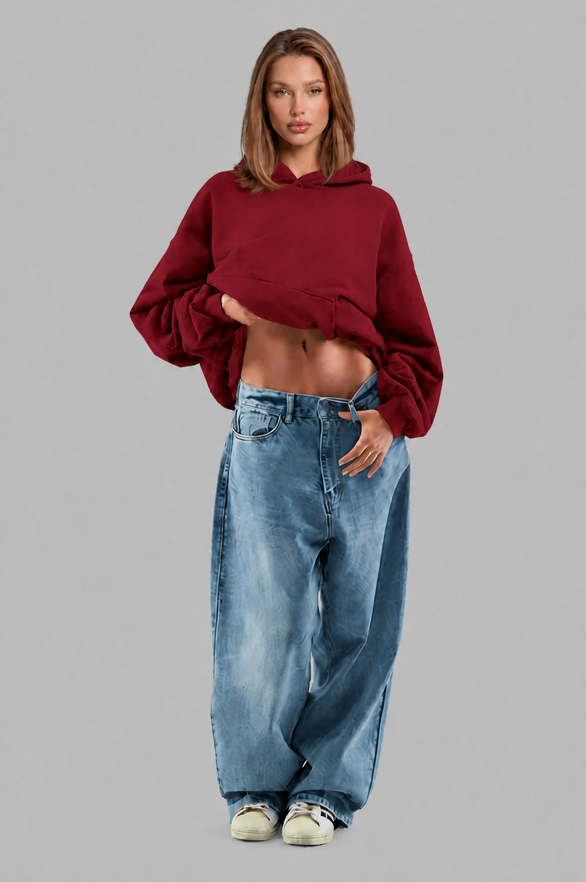 Oversized Pullover Hoodie Audrey Calvero