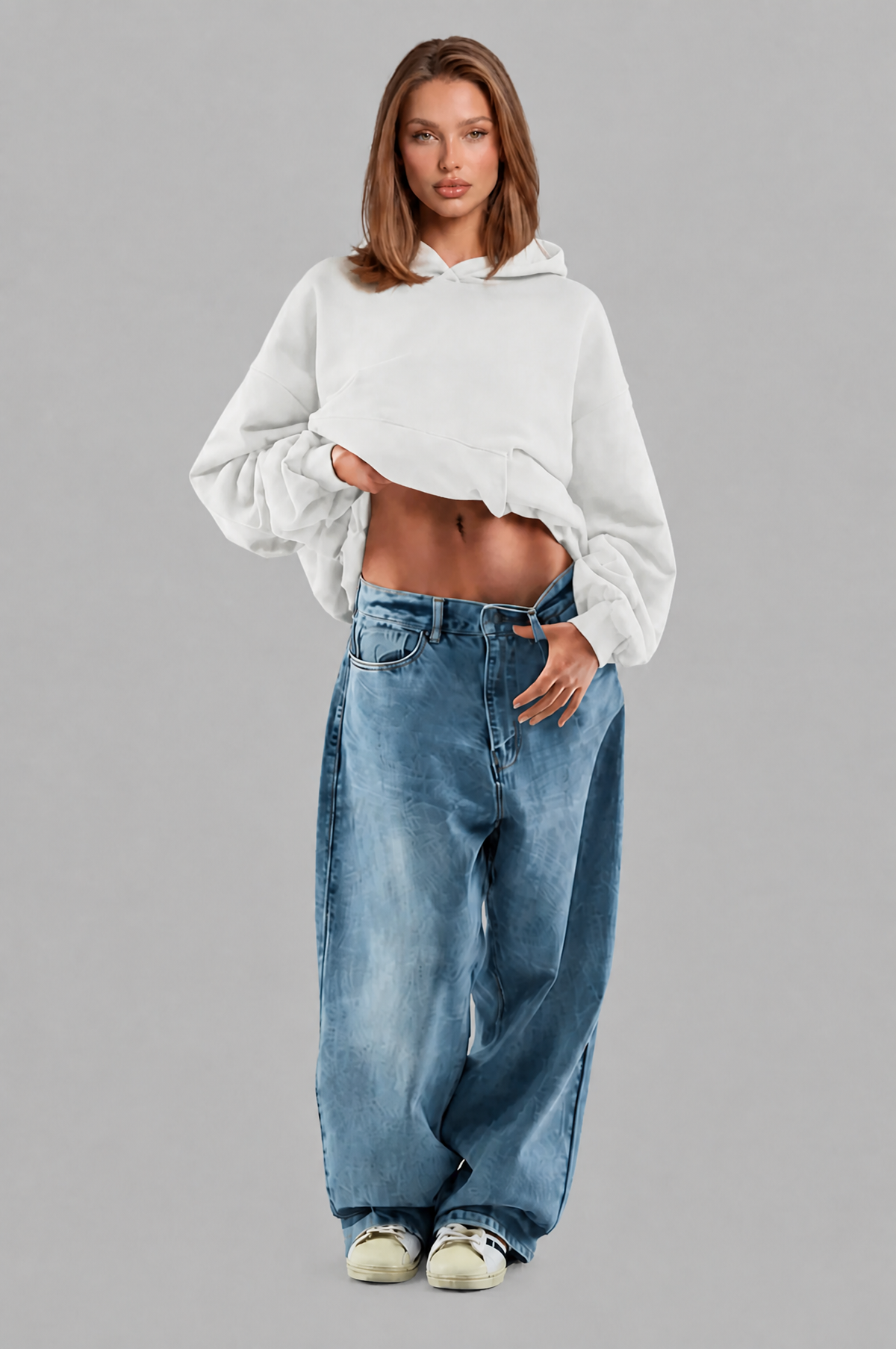 Oversized Pullover Hoodie Audrey Calvero
