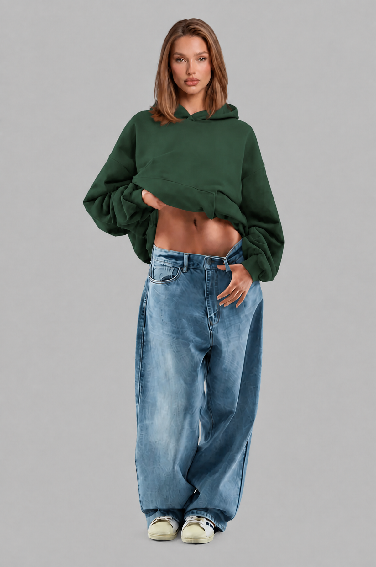Oversized Pullover Hoodie Audrey Calvero