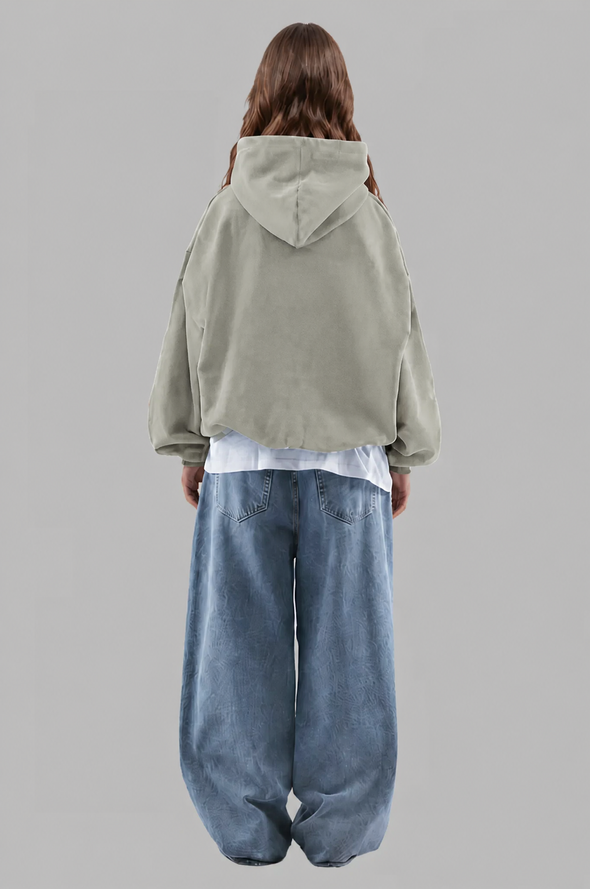 Oversized Pullover Hoodie Audrey Calvero