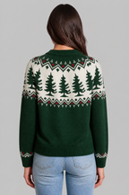 Pine Tree Fair Isle Christmas Jumper Audrey Calvero