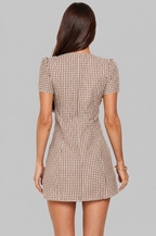 Gingham Mini Dress Audrey Calvero