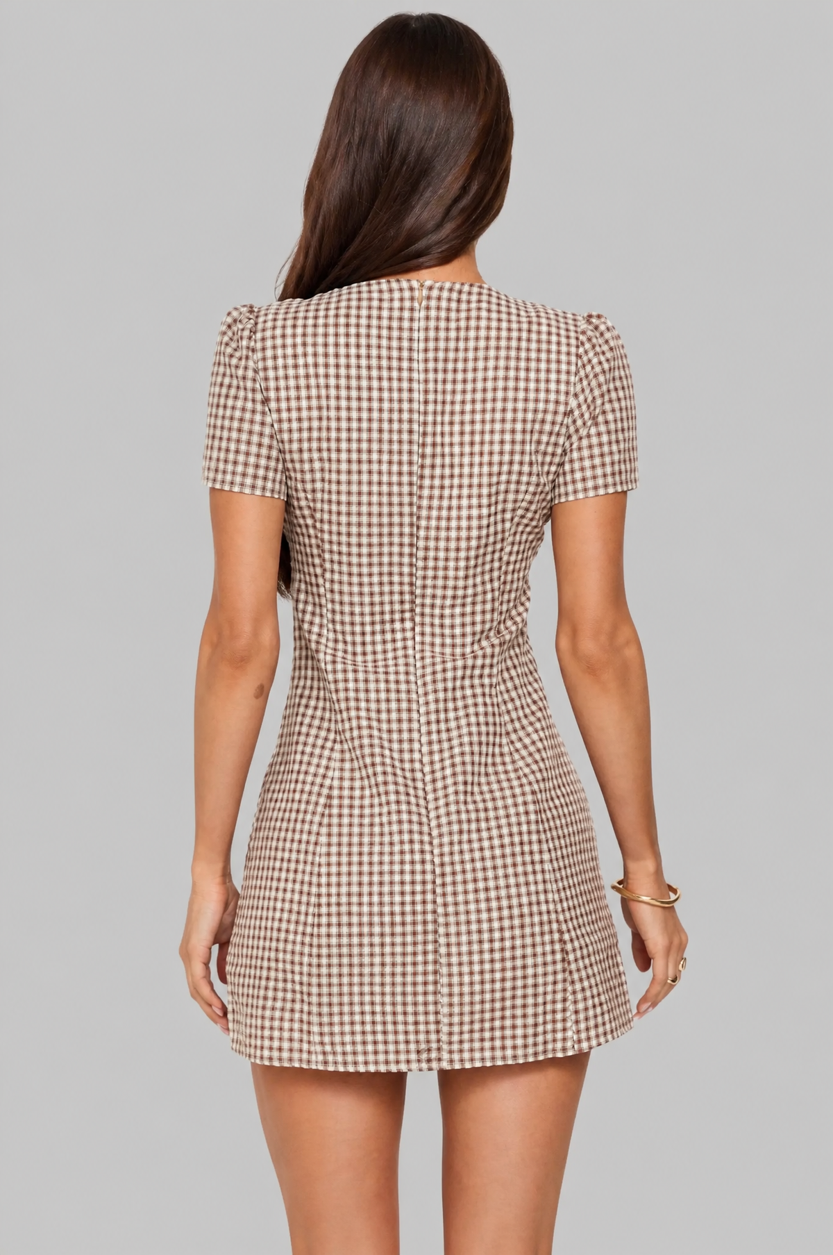 Gingham Mini Dress Audrey Calvero