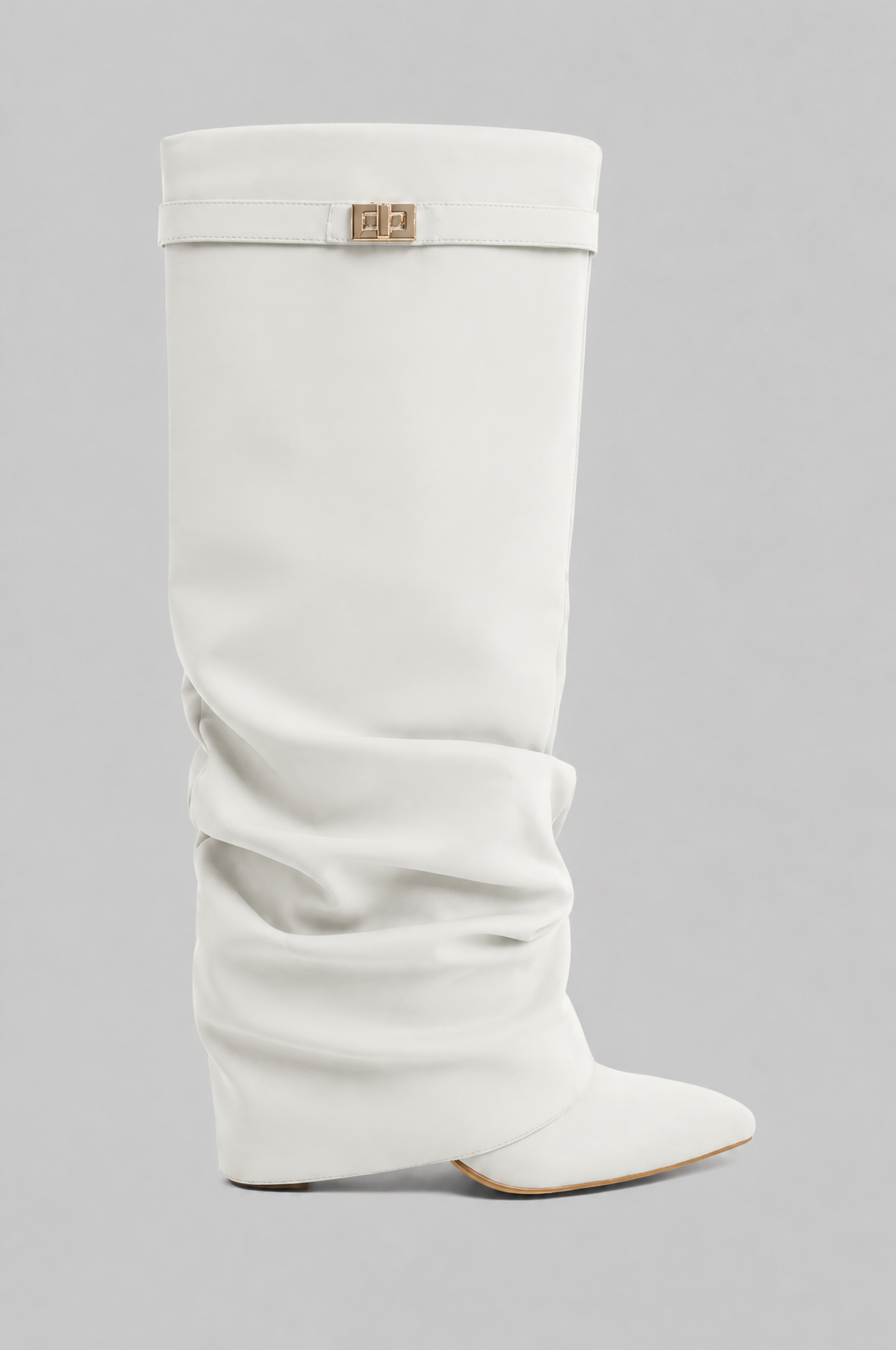 Slouchy Suede Knee High Boots Noor Laurent