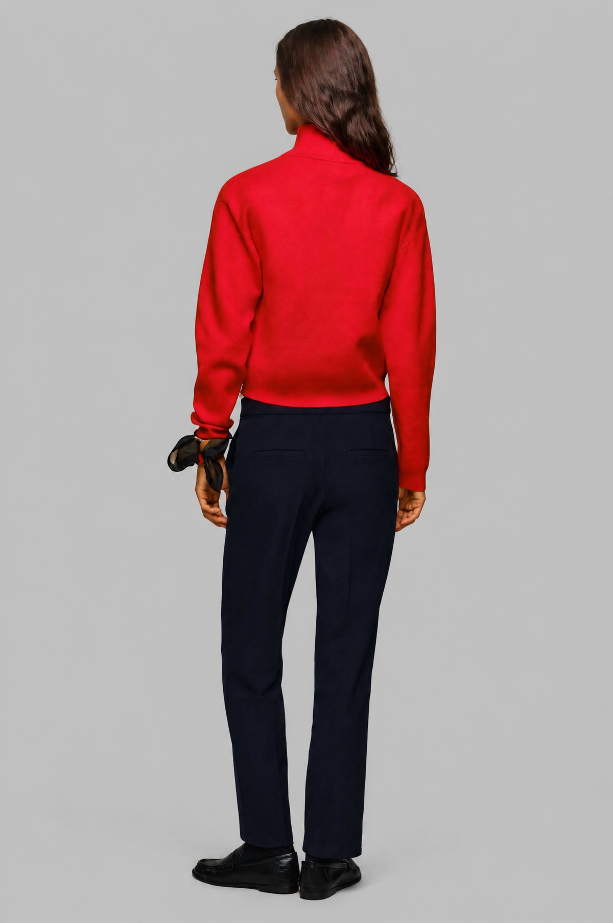Half Zip Knit Jumper Audrey Calvero