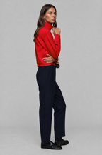 Half Zip Knit Jumper Audrey Calvero
