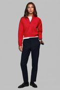 Half Zip Knit Jumper Audrey Calvero