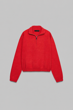 Half Zip Knit Jumper Audrey Calvero