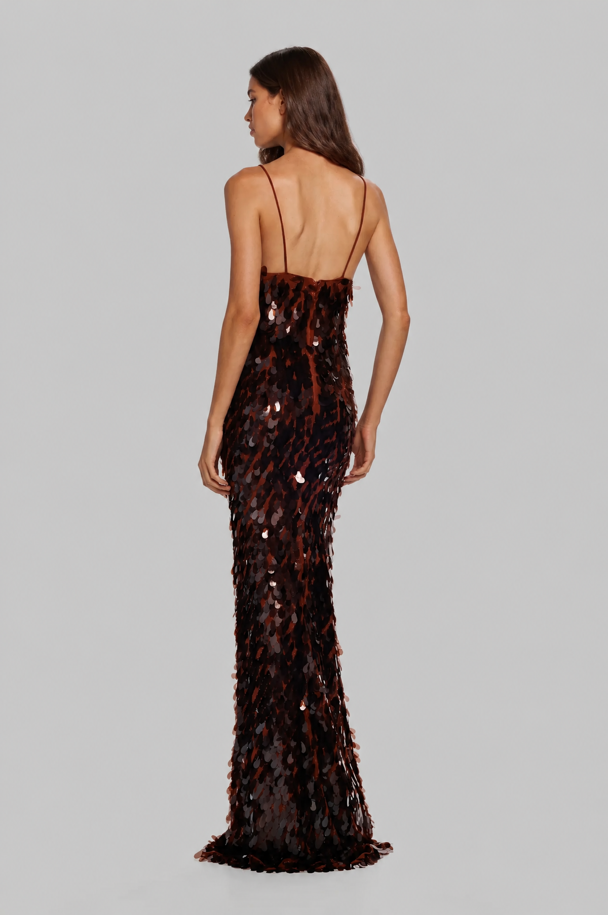Teardrop Sequin Maxi Dress Audrey Calvero