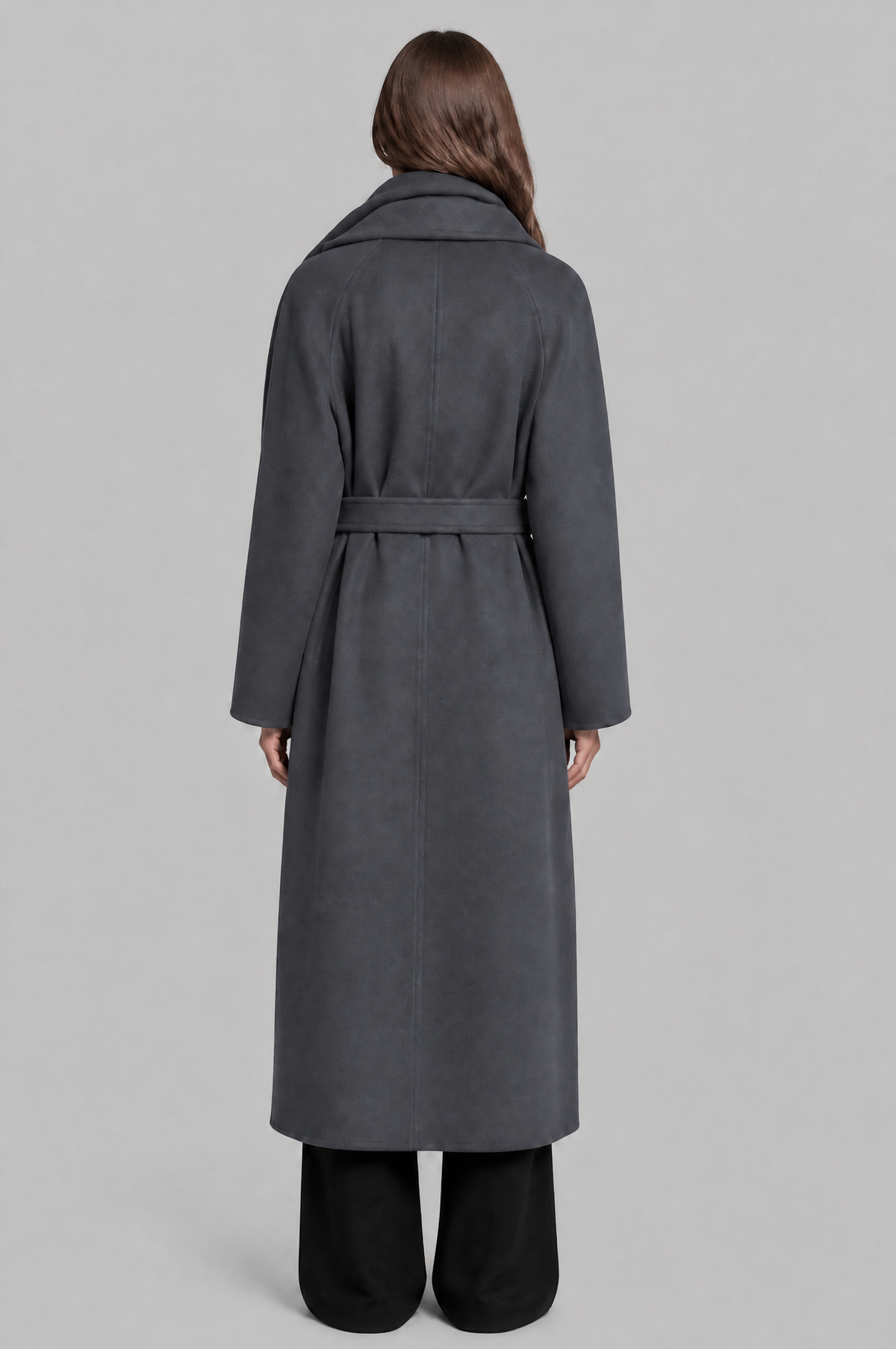 Abella Scarf Trench Coat Audrey Calvero