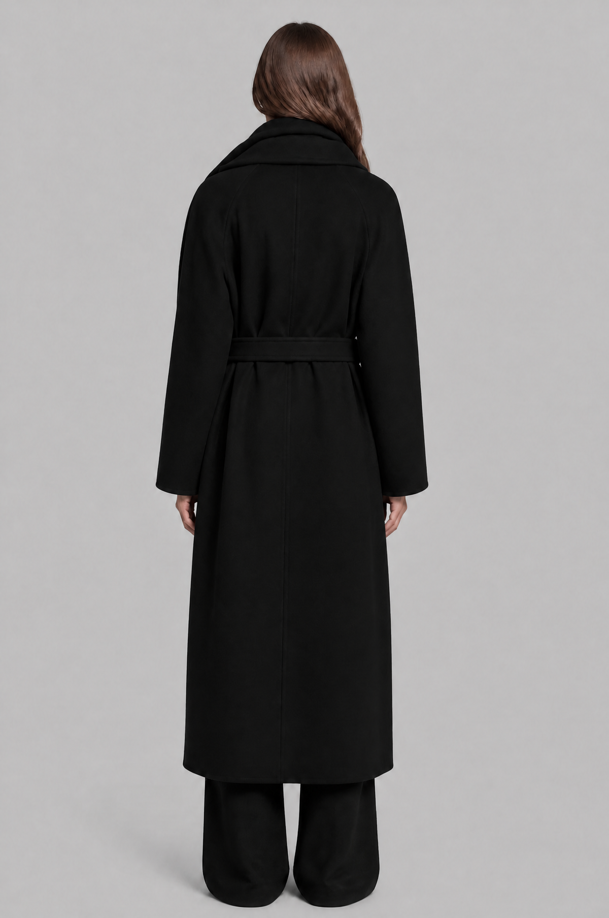 Abella Scarf Trench Coat Audrey Calvero