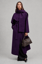 Abella Scarf Trench Coat Audrey Calvero