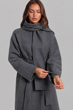Abella Scarf Trench Coat Audrey Calvero