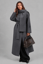 Abella Scarf Trench Coat Audrey Calvero